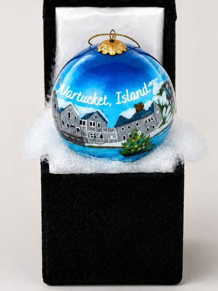 NANTUCKET BOAT BASIN & MAIN STREET ORNAMENT