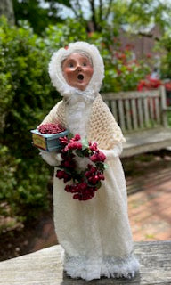 Byer's Choice Caroller -Mrs. Sparkling Santa 2023