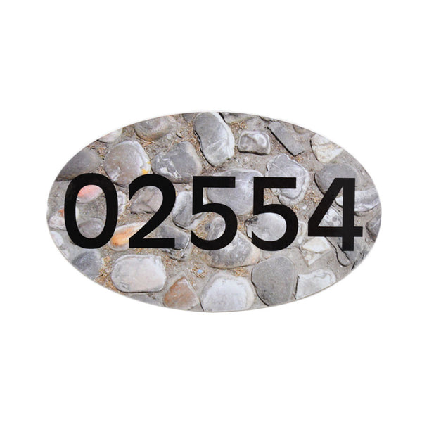 02554 Cobblestone Sticker 5x3