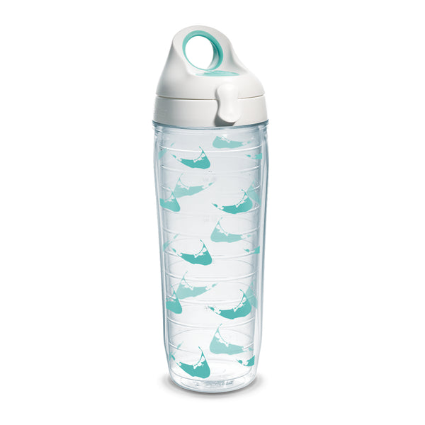 24 oz Nantucket Turquoise Island Tervis Water Bottle
