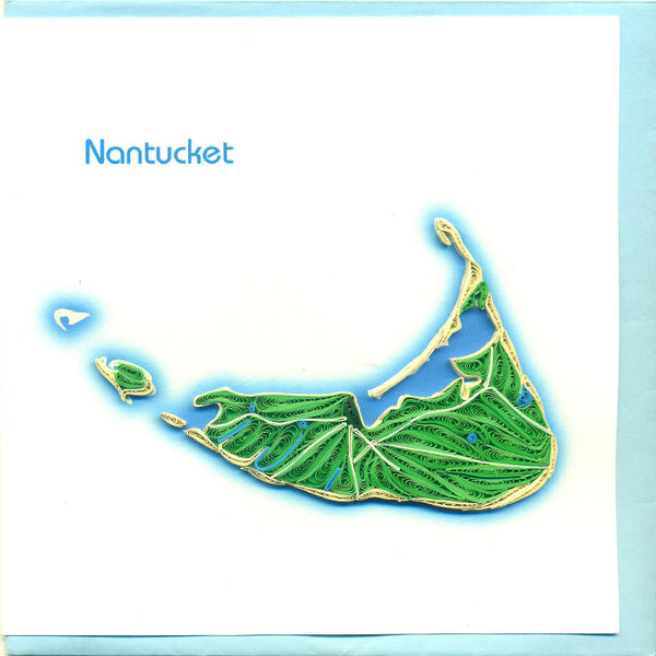 Nantucket Island Quilling Card