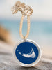 NANTUCKET WHALE WEATHERVANE ORNAMENT