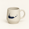 VERONA MUG - IVORY WITH NAVY MAP OF NANTUCKET