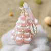 NANTUCKET SHELL CHRISTMAS TREE WITH PEARLS ORNAMENT
