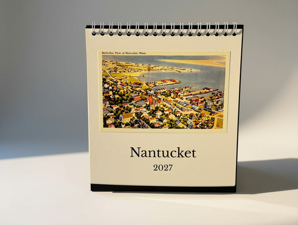 2027 Nantucket Nostalgic Views Desk Calendar by Found Image