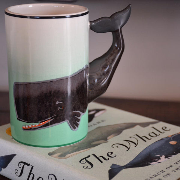 Nantucket Whale Handle Coffee Mug