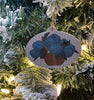 Hydrangeas in Nantucket Basket Ornament