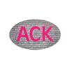 ACK Weathered Shingle Sticker 5x3