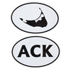 Nantucket Black & White Sticker Set