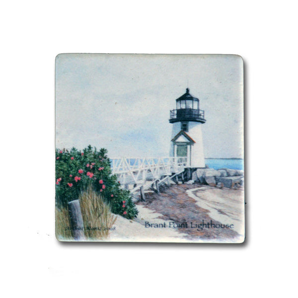 Vintage Brant Point Lighthouse Magnet