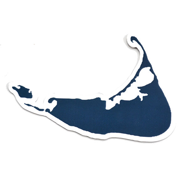 Navy Island Shape Cut Out Car Magnet