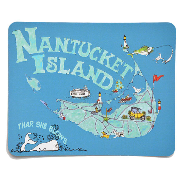 Nantucket Island Large Car Magnet