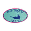 Nantucket Island Turquoise & Pink Sticker