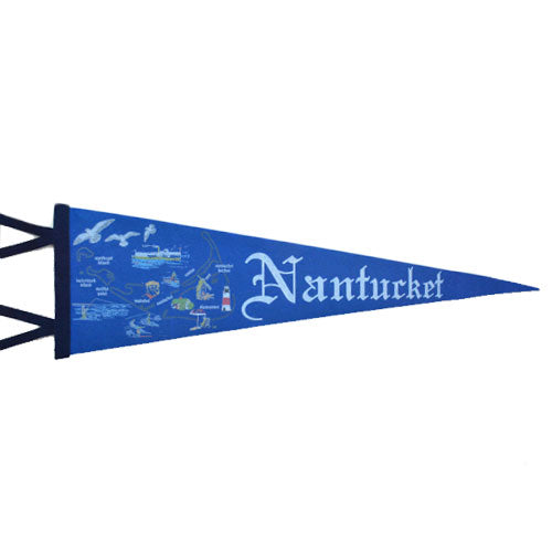 Nantucket Map Pennant