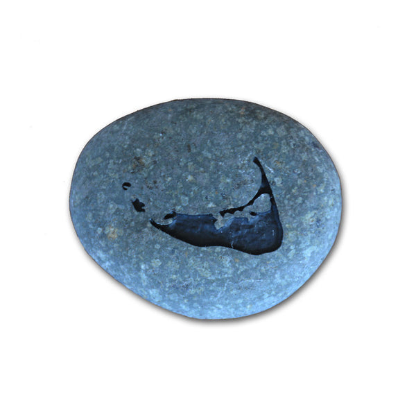 Nantucket Beach Stone Magnet