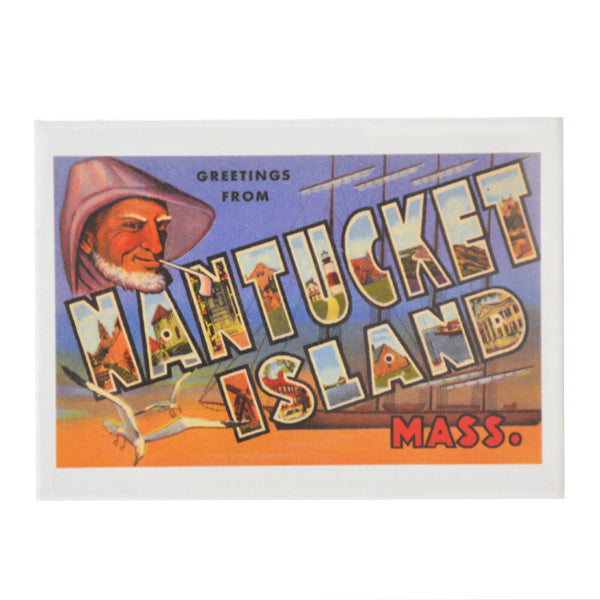 Vintage Nantucket Island Magnet